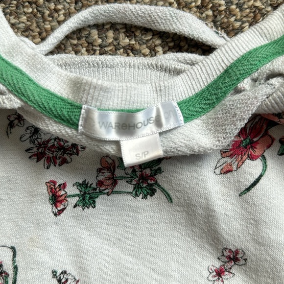Warehouse one floral sweater - Picture 4 of 6